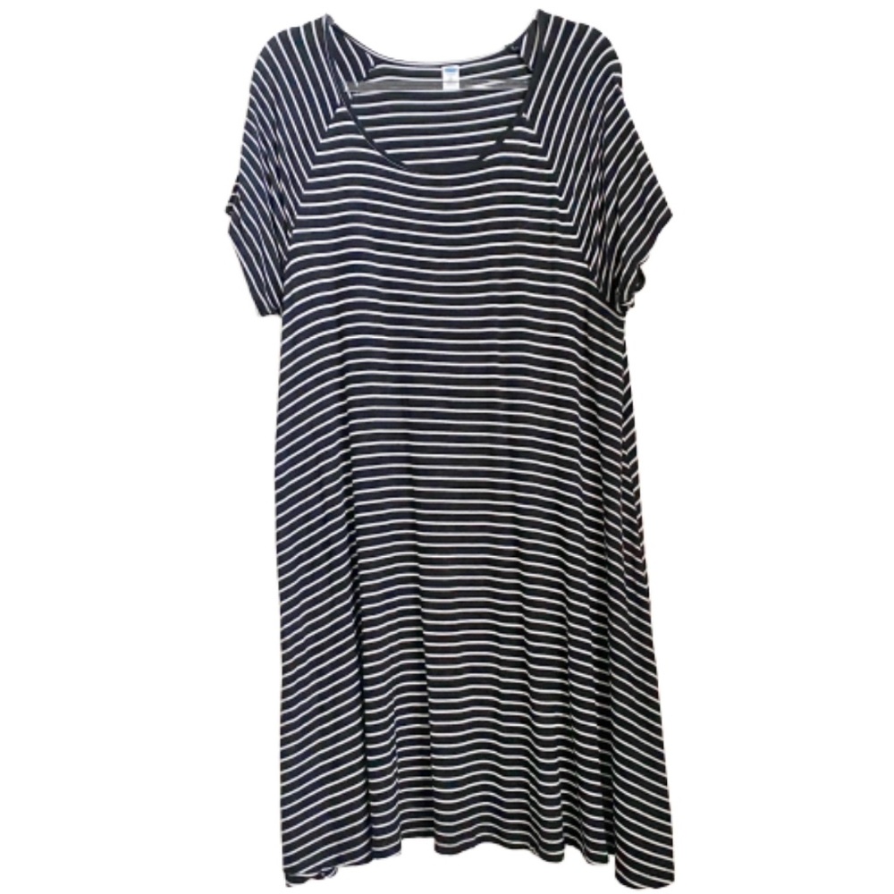 🍁 Old Navy Short Sleeve Striped Dress